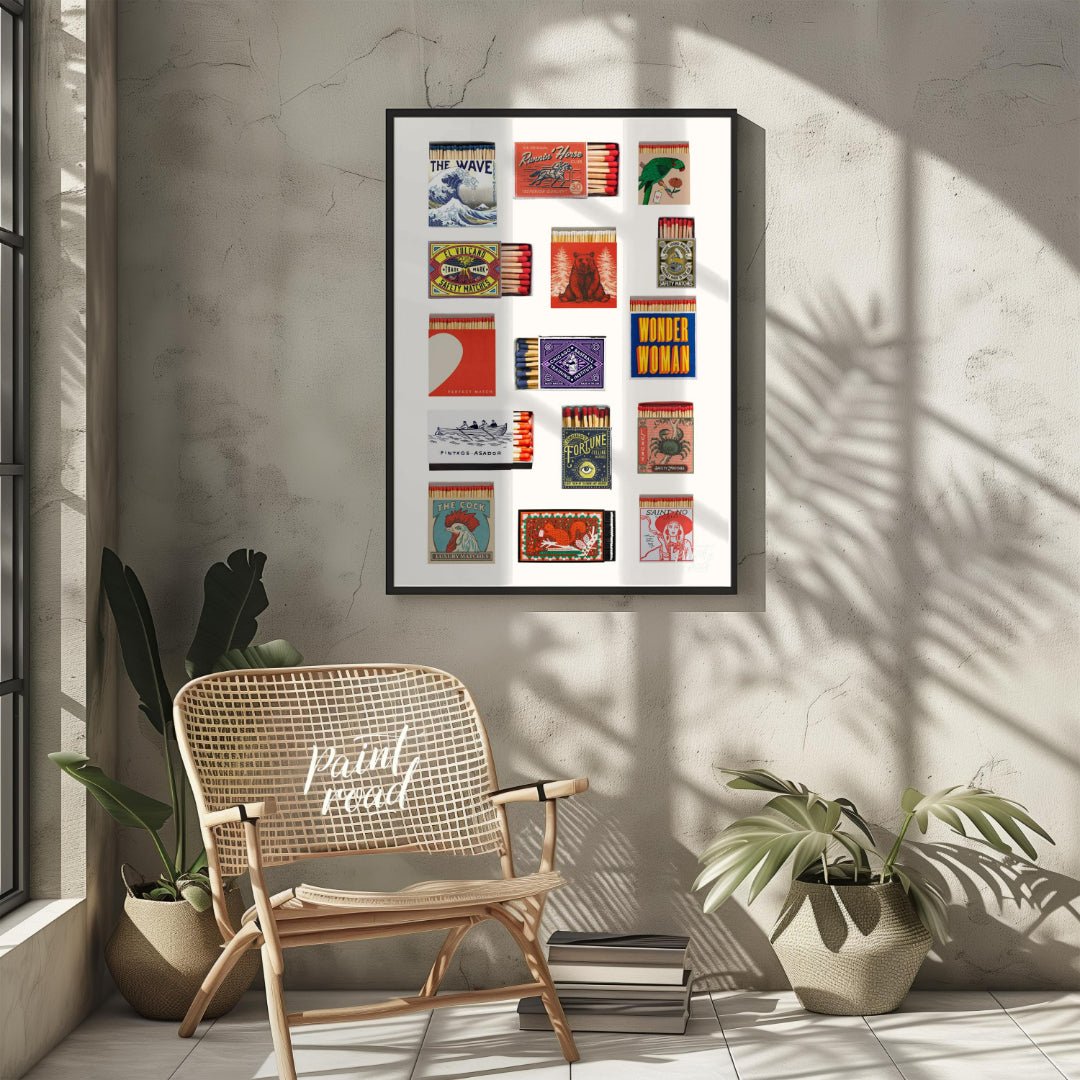 Matchbox Collection Painting available online at Paintroad showing animal art charming and classic designs