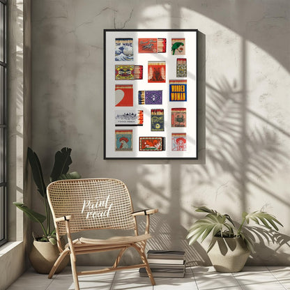Matchbox Collection Painting available online at Paintroad showing animal art charming and classic designs