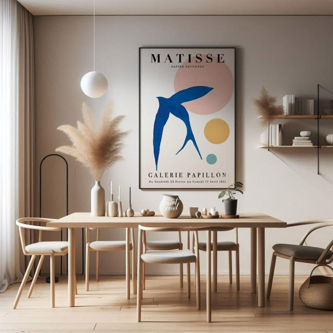 This truly iconic art print, a beautiful homage to Henri Matisse’s genius, features a striking and … for dining room