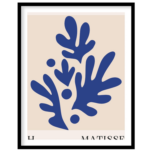 This exquisite art print is inspired by Henri Matisse’s celebrated “Papiers Découpés” (cut-outs) se… for place