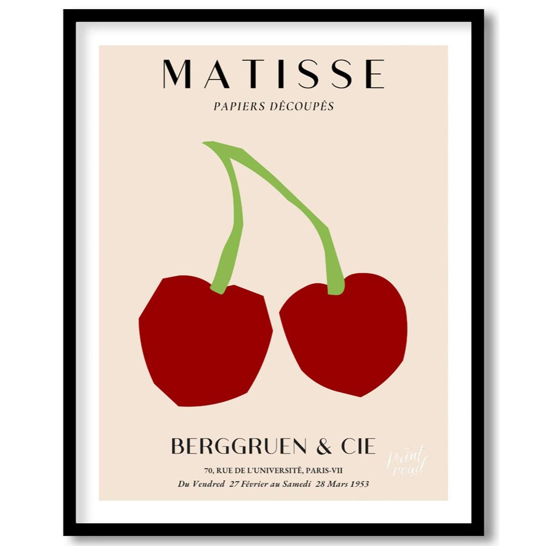 Matisse Cherries Painting available online at Paintroad showing art lover art print and artistic