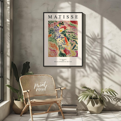 This poster features Henri Matisse’s “La Japonaise” from 1905, an early work that showcases his aud… for living room