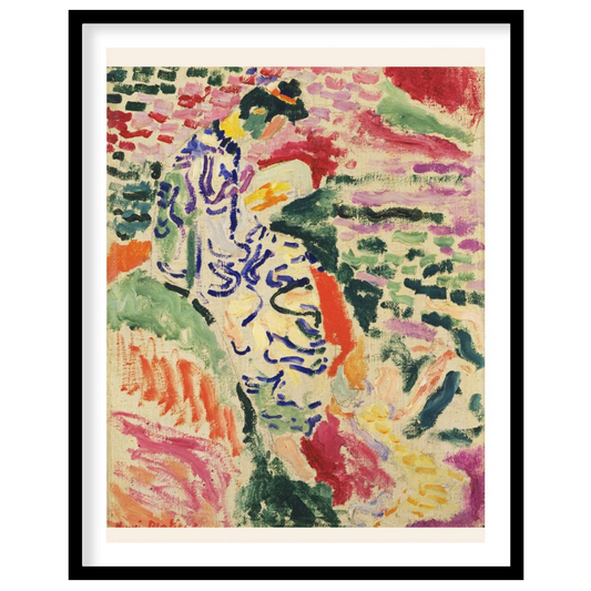This poster features Henri Matisse’s “La Japonaise” from 1905, an early work that showcases his aud… for sweet home