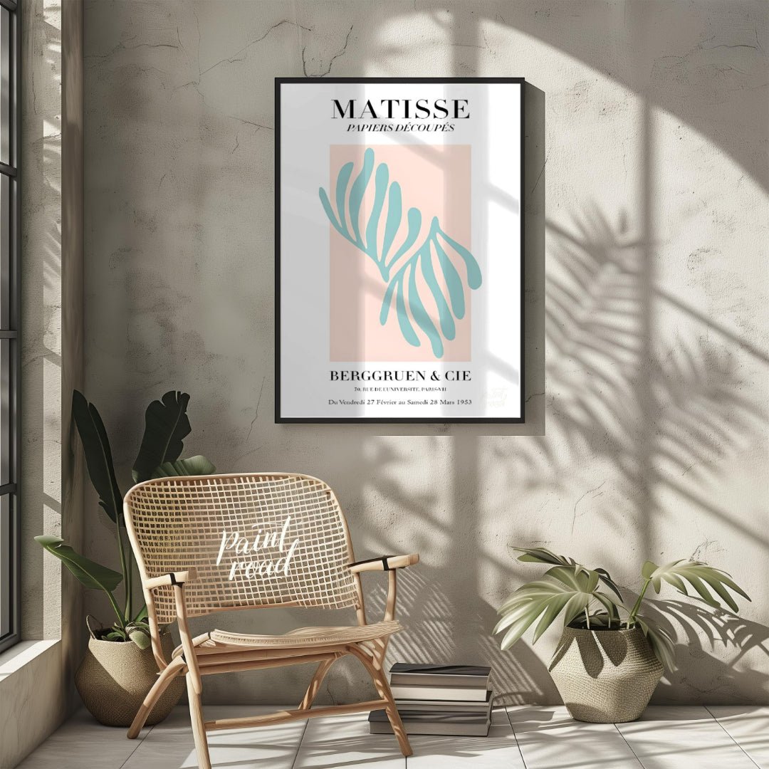 This elegant art print is inspired by Henri Matisse’s “Papiers Découpés” (cut-outs) series. It feat… for other