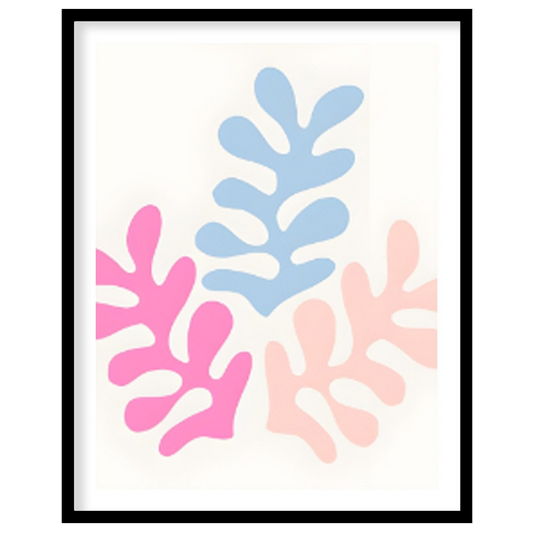 This elegant art print draws direct inspiration from Henri Matisse’s revolutionary “Papiers Découpé… for area