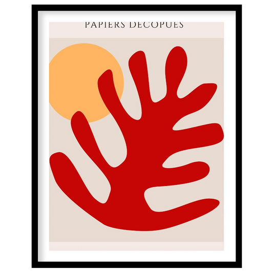 This exquisite art print embodies the revolutionary spirit of Henri Matisse’s “PAPIERS DÉCOUPÉS” (c… for room