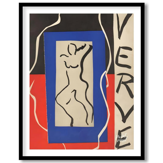 This striking print by Henri Matisse, associated with the “Verve” art review, showcases his masterf… for house