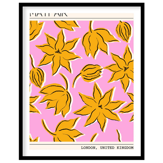 The Mayfair Bloom Poster is a vibrant and artistic representation of floral elegance, designed with… for abode
