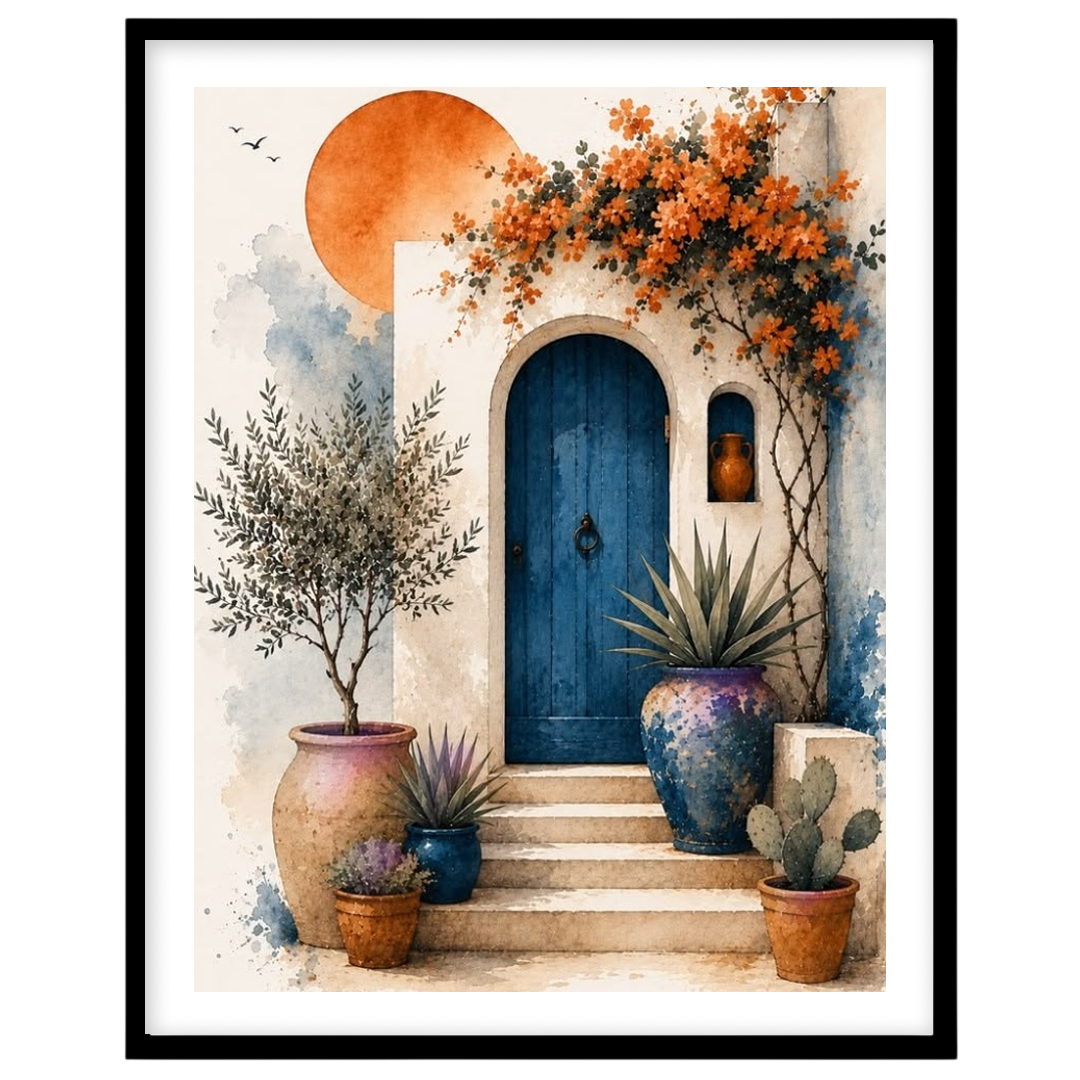 Transform your space with this captivating art print that embodies the warmth and beauty of a for dwelling