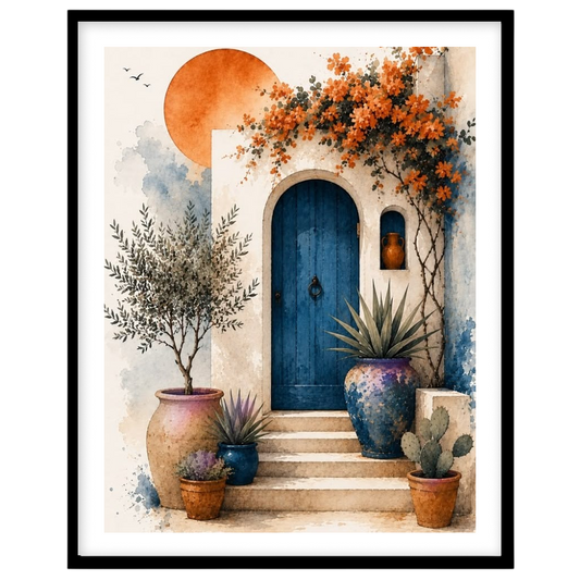 Transform your space with this captivating art print that embodies the warmth and beauty of a for dwelling
