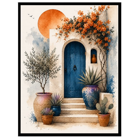 Transform your space with this captivating art print that embodies the warmth and beauty of a for dwelling
