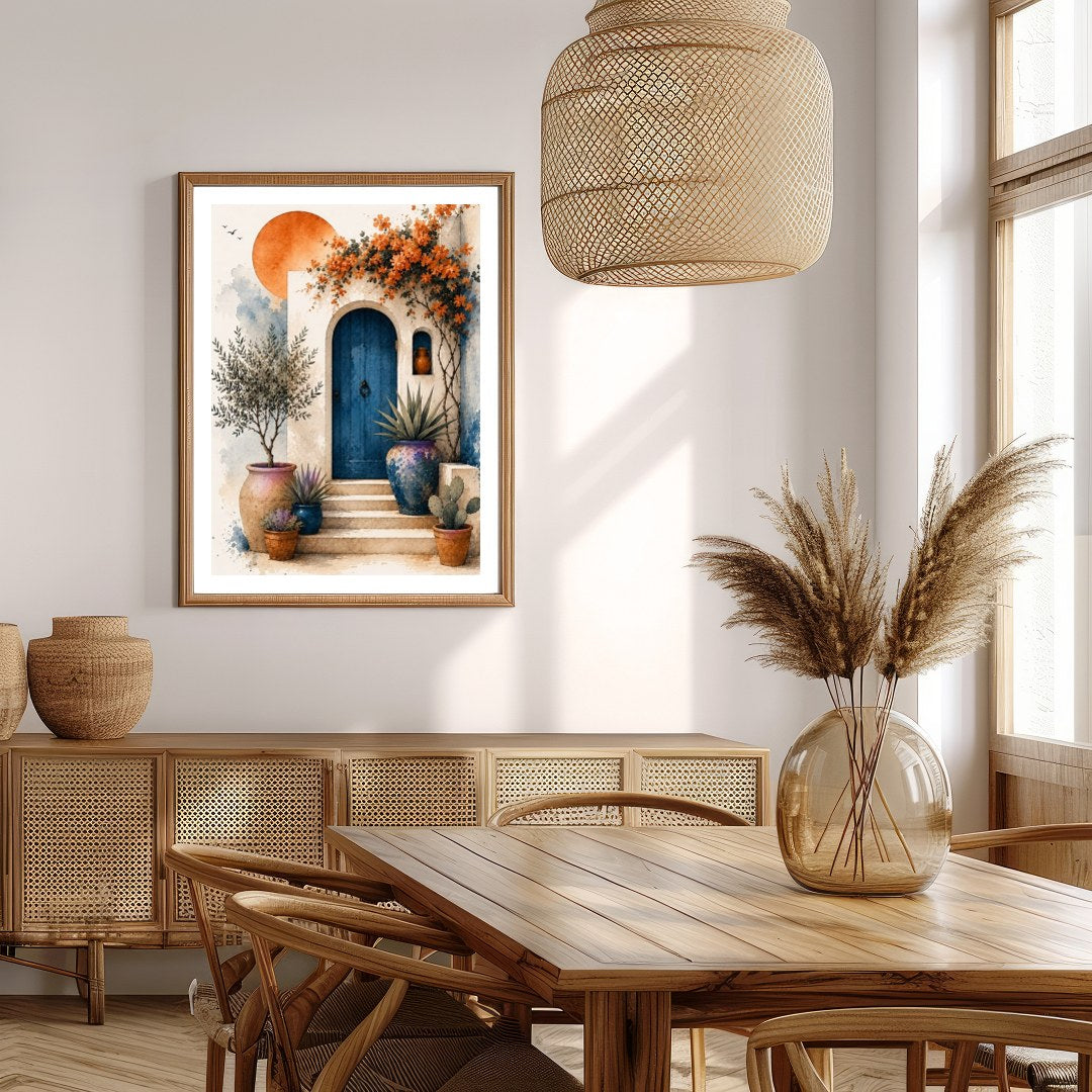 Transform your space with this captivating art print that embodies the warmth and beauty of a for Extra Kitchen
