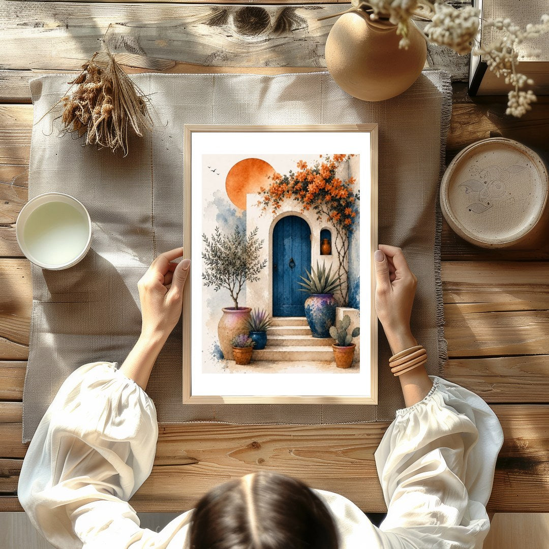 Transform your space with this captivating art print that embodies the warmth and beauty of a for Kitchen