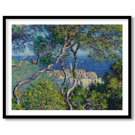 Explore the serene beauty of a coastal village through this captivating wall art piece. Featuring for space