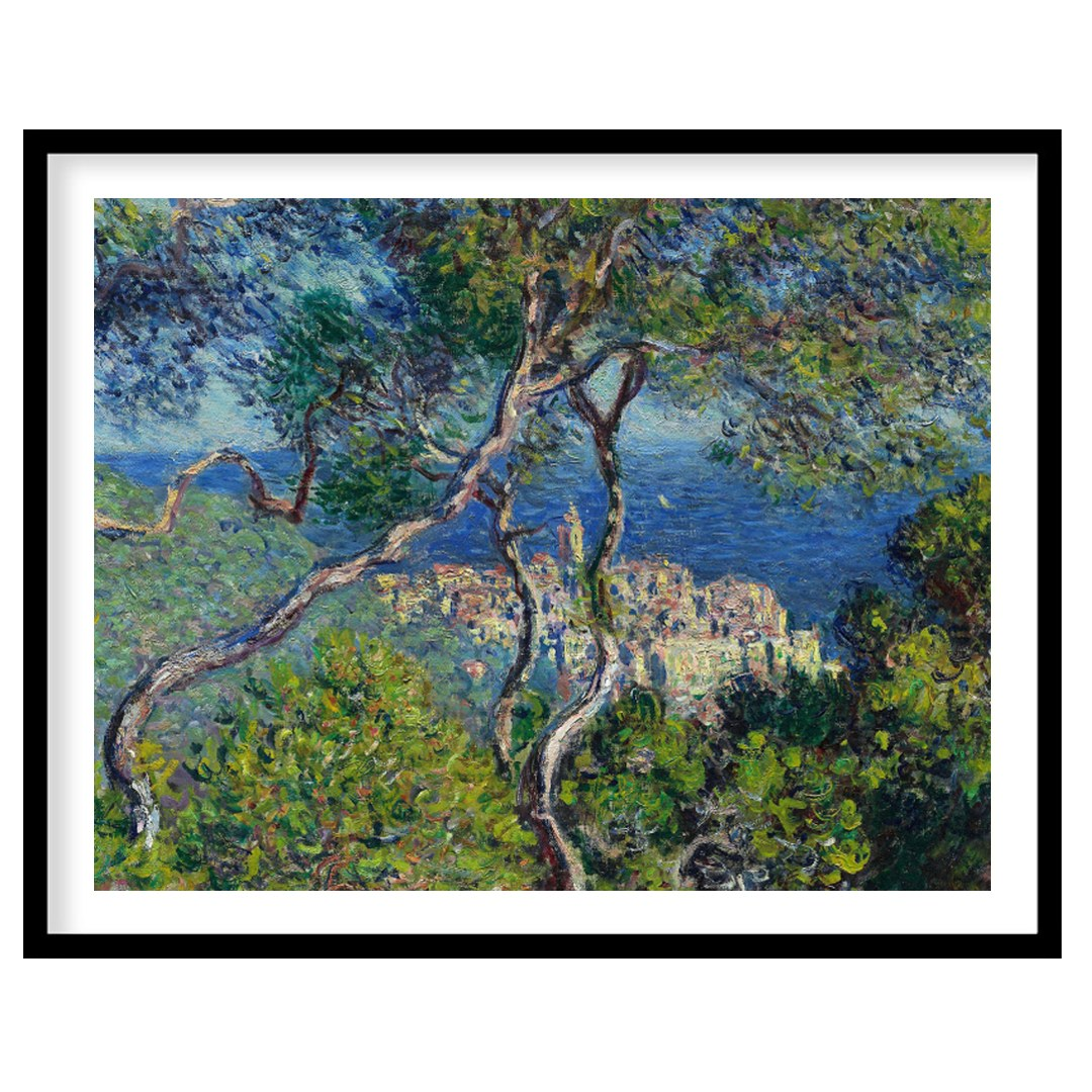Explore the serene beauty of a coastal village through this captivating wall art piece. Featuring for space