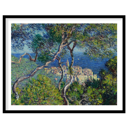 Explore the serene beauty of a coastal village through this captivating wall art piece. Featuring for space