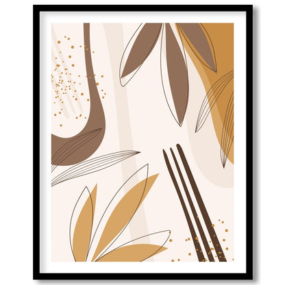 Explore the elegance of simplicity with this minimalist abstract artwork, showcasing a delicate for loft