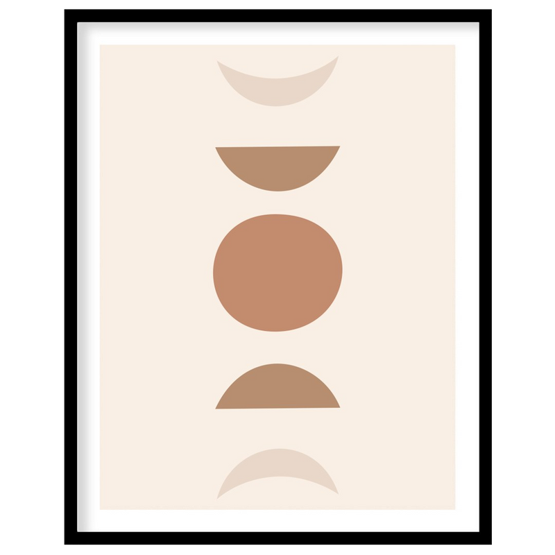 Minimalist Earthy Geometric Reflections
