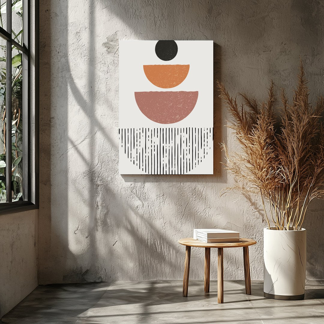 Bring a sense of harmony and modern style to your space with this captivating abstract artwork. for Entrance