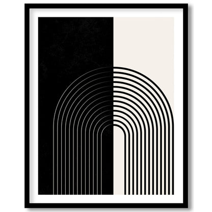 Elevate your space with this striking monochrome artwork that features a seamless blend of black for lovely-house