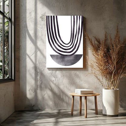 Elevate your interior space with this captivating minimalist artwork. Featuring a series of for Entrance