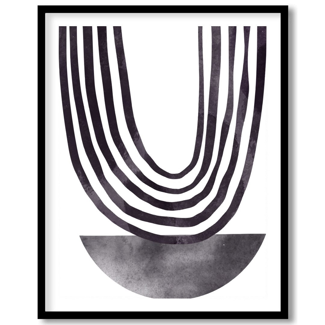 Elevate your interior space with this captivating minimalist artwork. Featuring a series of for nook