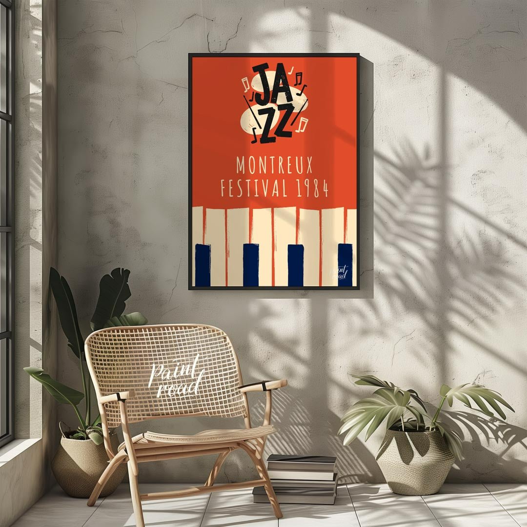 Step back in time to the golden age of jazz festivals with this evocative art print, showcasing the… for other