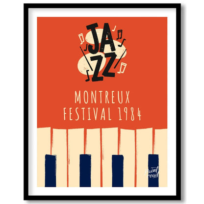 Montreux Jazz 1984 Painting available online at Paintroad showing 1984 artistic and band