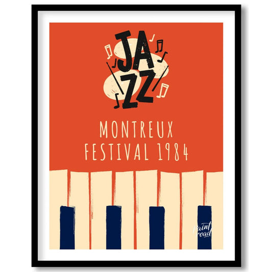 Montreux Jazz 1984 Painting available online at Paintroad showing 1984 artistic and band