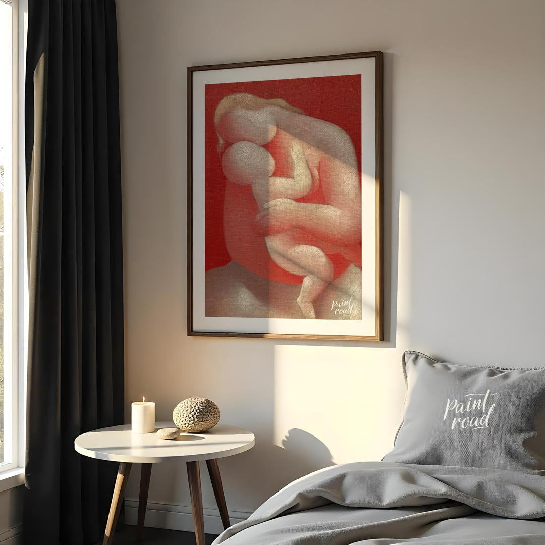 This tender and evocative painting, “Matka” (Mother) by Mikuláš Galanda, beautifully captures the u… for bedroom