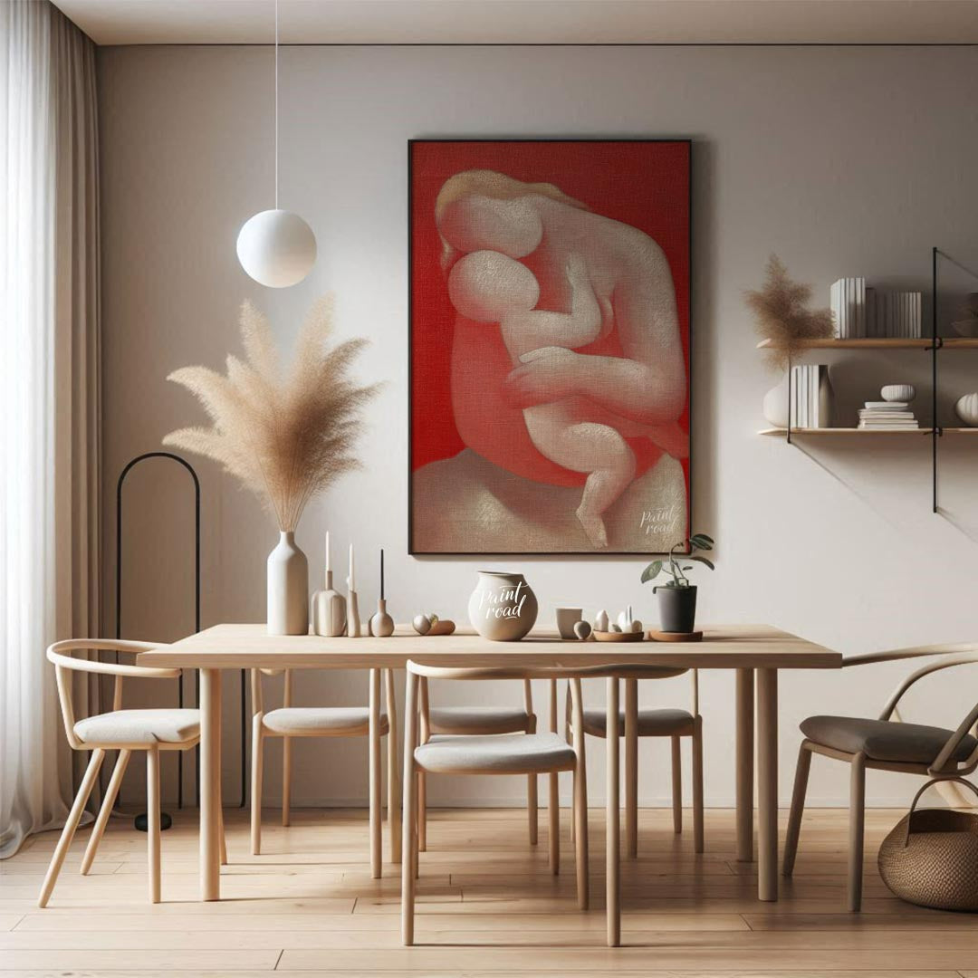 This tender and evocative painting, “Matka” (Mother) by Mikuláš Galanda, beautifully captures the u… for dining room