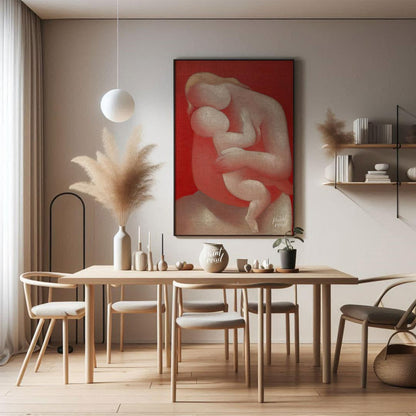 This tender and evocative painting, “Matka” (Mother) by Mikuláš Galanda, beautifully captures the u… for dining room