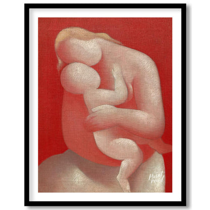 This tender and evocative painting, “Matka” (Mother) by Mikuláš Galanda, beautifully captures the u… for home