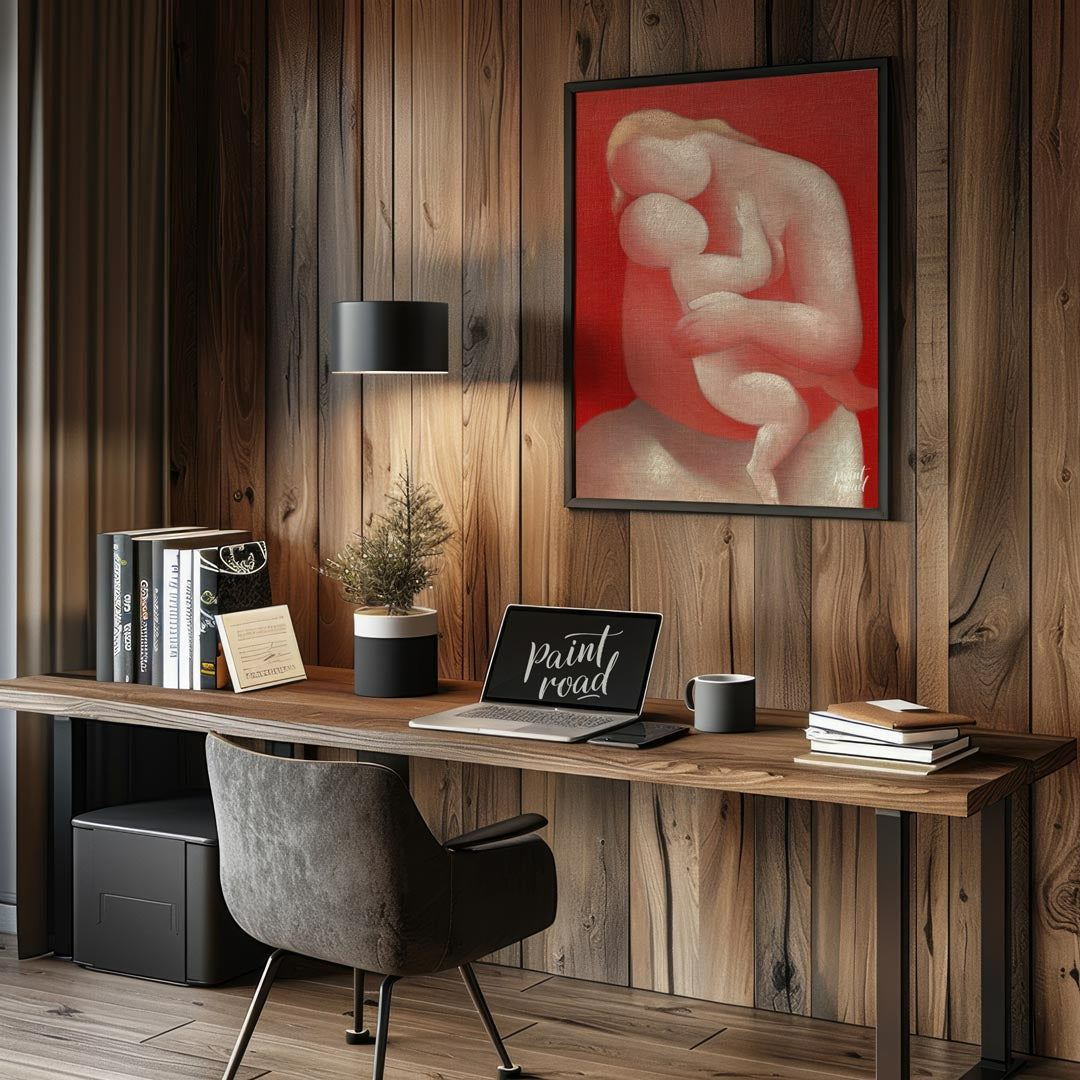 This tender and evocative painting, “Matka” (Mother) by Mikuláš Galanda, beautifully captures the u… for office