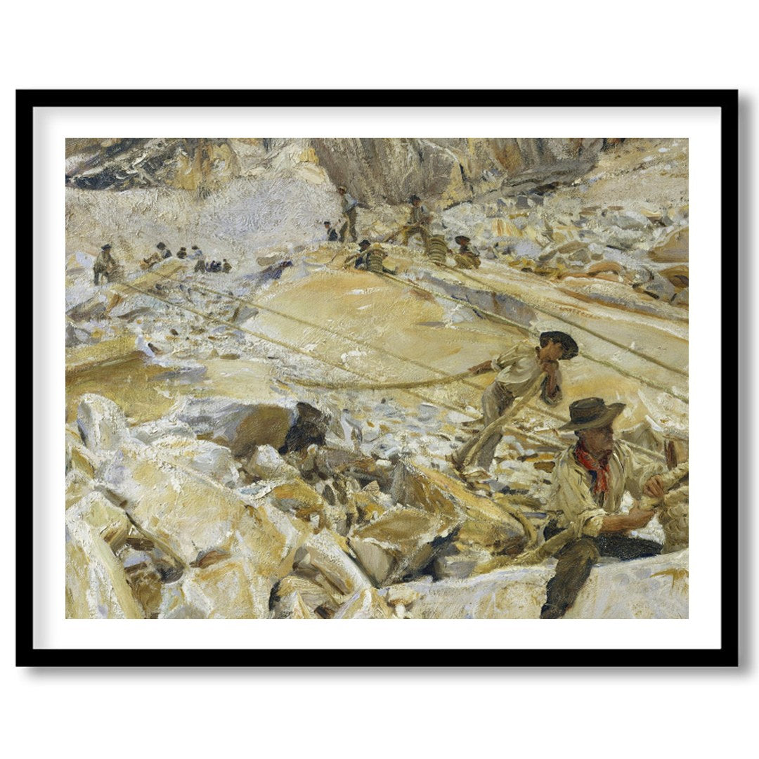 Immerse yourself in the rugged beauty and industrious spirit of a mountain quarry scene. This for decor