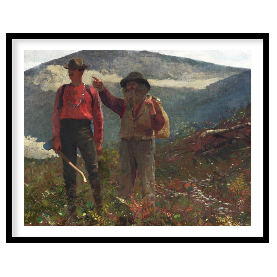 Immerse yourself in the tranquility of nature with 'Mountain Wanderers in Harmony.' This for retreat