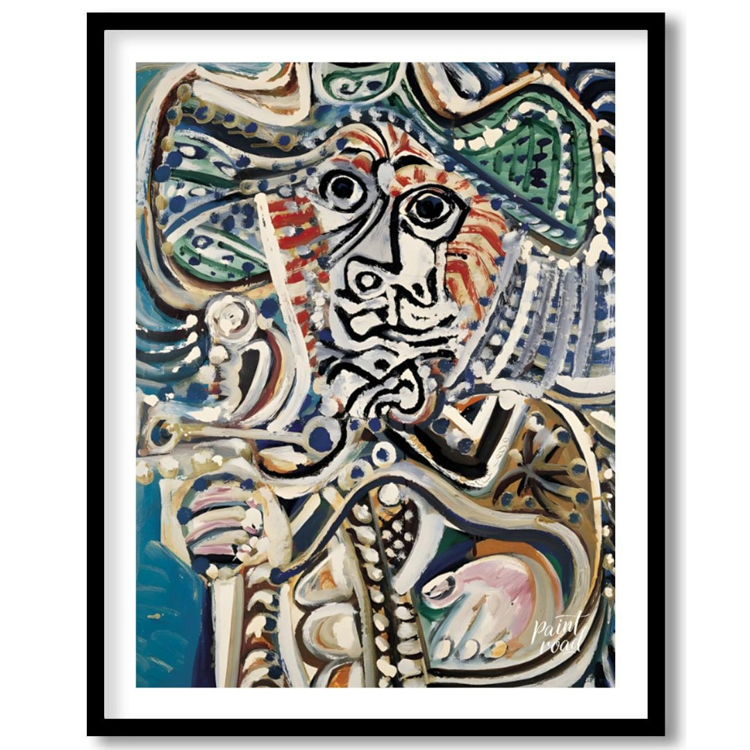 This powerful and highly energetic painting by Pablo Picasso, commonly recognized as a “Musketeer w… for house