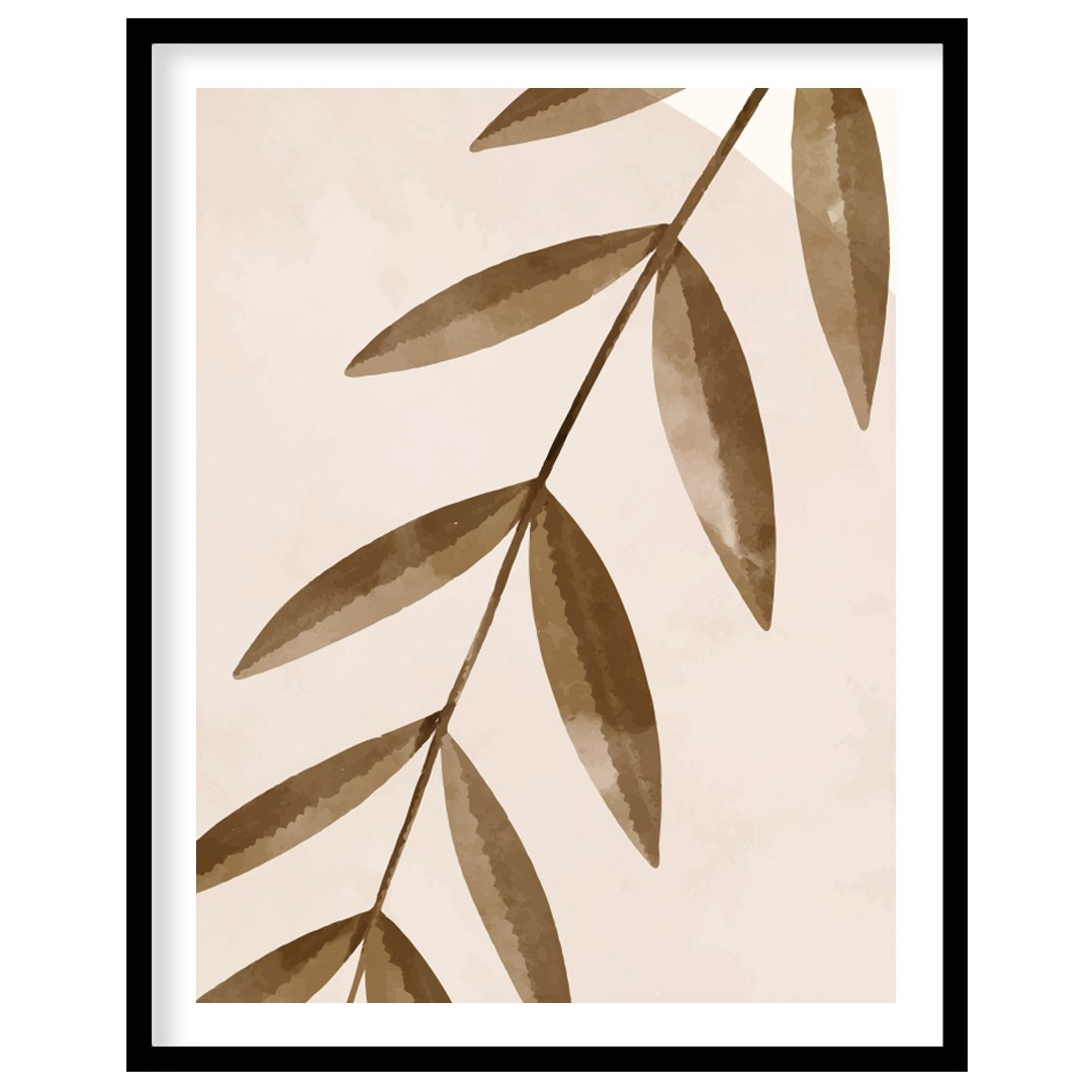 Elevate your space with 'Muted Botanical Harmony', a modern piece that balances soft organic shapes for hallway