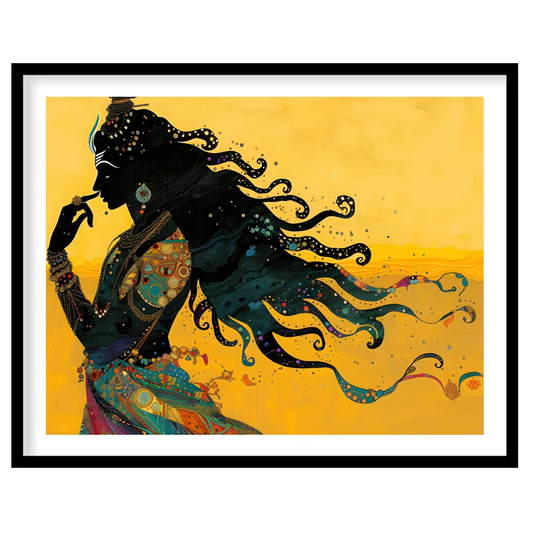 Experience the allure of mysticism with this exquisite artwork depicting an enigmatic silhouette for nook