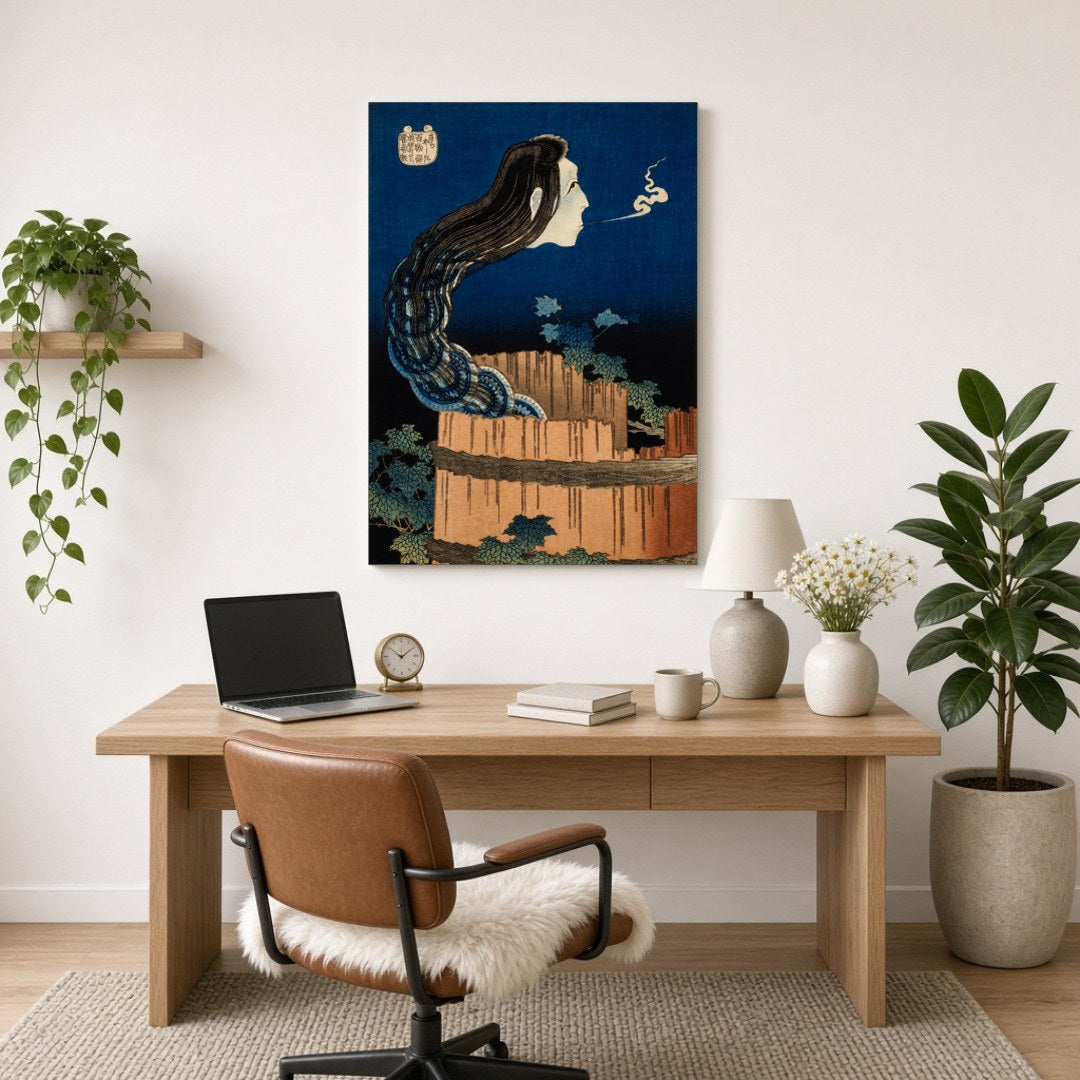 This captivating artwork transports you to a mystical realm where nature and mythology intertwine. for Home Office