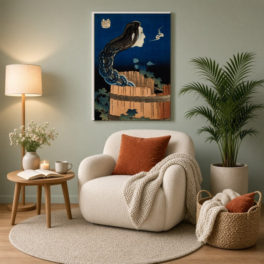 This captivating artwork transports you to a mystical realm where nature and mythology intertwine. for Reading Nook