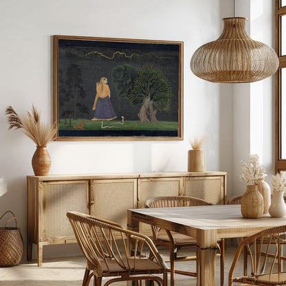 This intriguing piece captures a mystical scene where nature meets the supernatural. The artwork for Dining