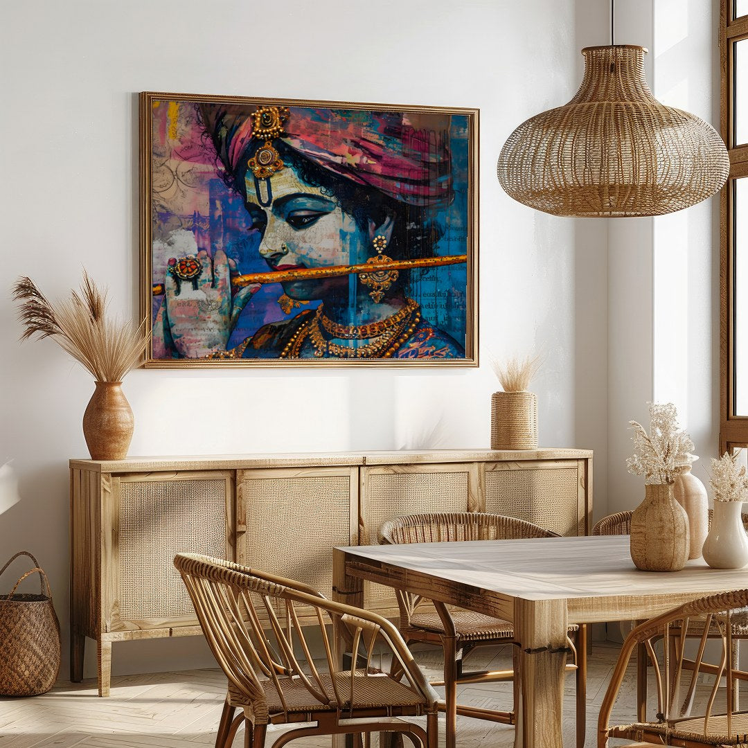 Immerse yourself in the enchanting presence of this captivating artwork, featuring a beautifully for Dining