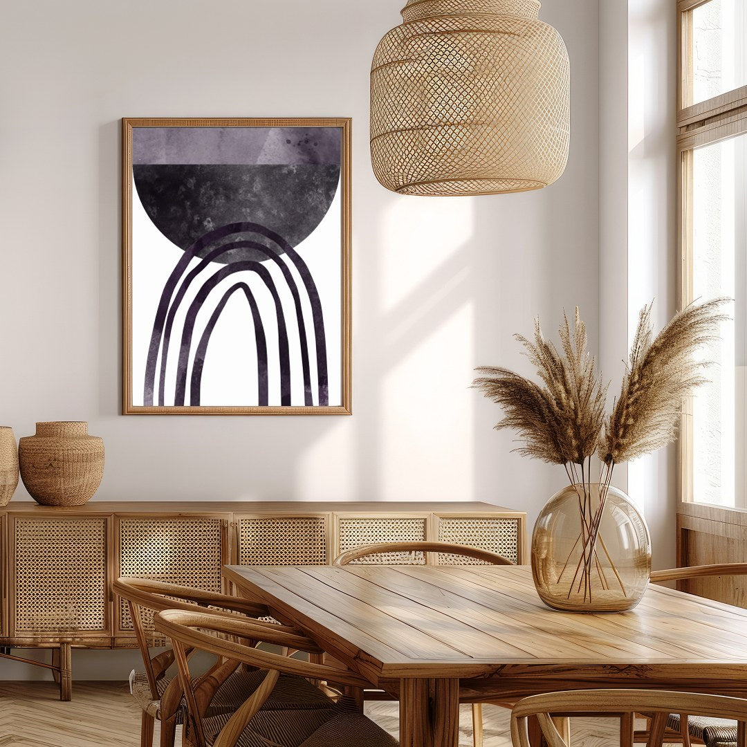 Dive into the depths of abstract sophistication with this mesmerizing artwork featuring bold, for Extra Kitchen