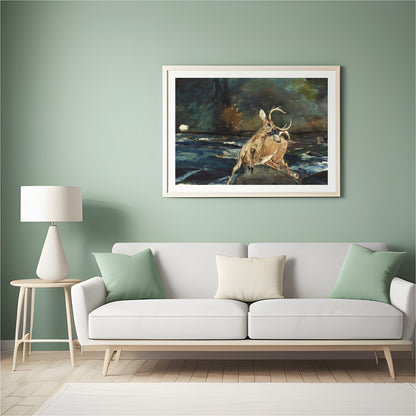 Immerse yourself in the captivating essence of nature with this evocative watercolor painting. for Hall