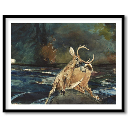 Immerse yourself in the captivating essence of nature with this evocative watercolor painting. for loft