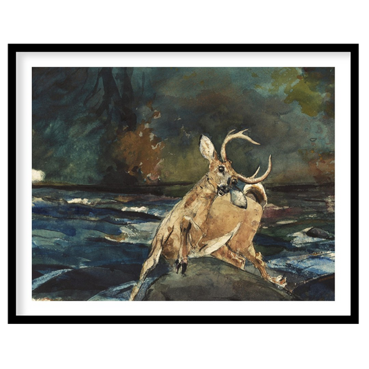 Immerse yourself in the captivating essence of nature with this evocative watercolor painting. for loft