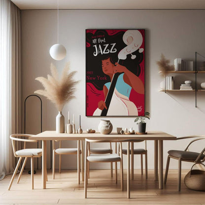 NY Jazz 1983 Painting at NY Jazz 1983 buy online at Paint Road featuring 1983 80s style and art decor