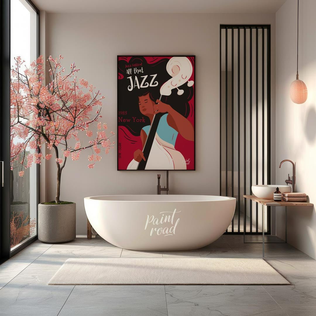NY Jazz 1983 Painting at NY Jazz 1983 buy online at Paint Road featuring 1983 80s style and art decor