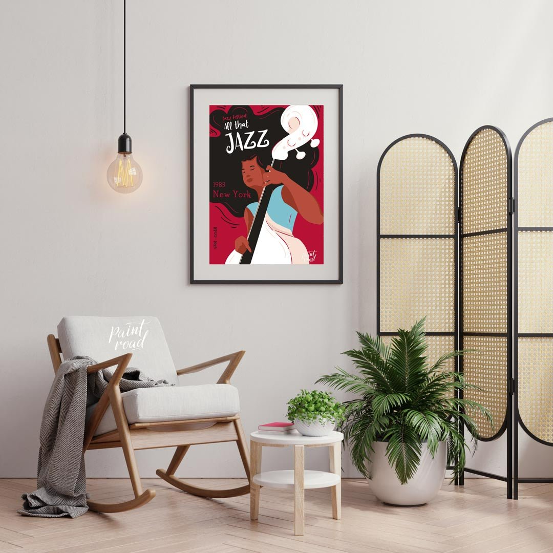 NY Jazz 1983 Painting at NY Jazz 1983 buy online at Paint Road featuring 1983 80s style and art decor